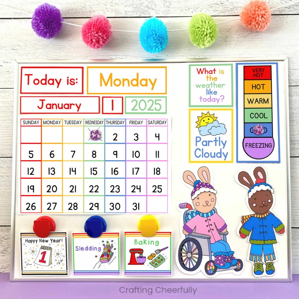 Learning Calendar Printable
