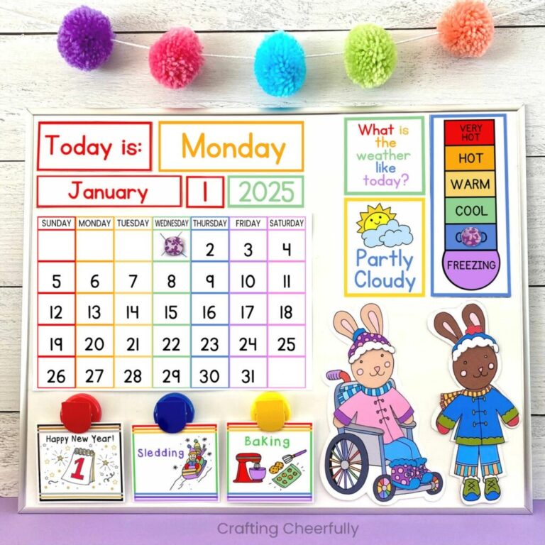 DIY Children s Calendar Free Calendar Printables In Multiple Languages 