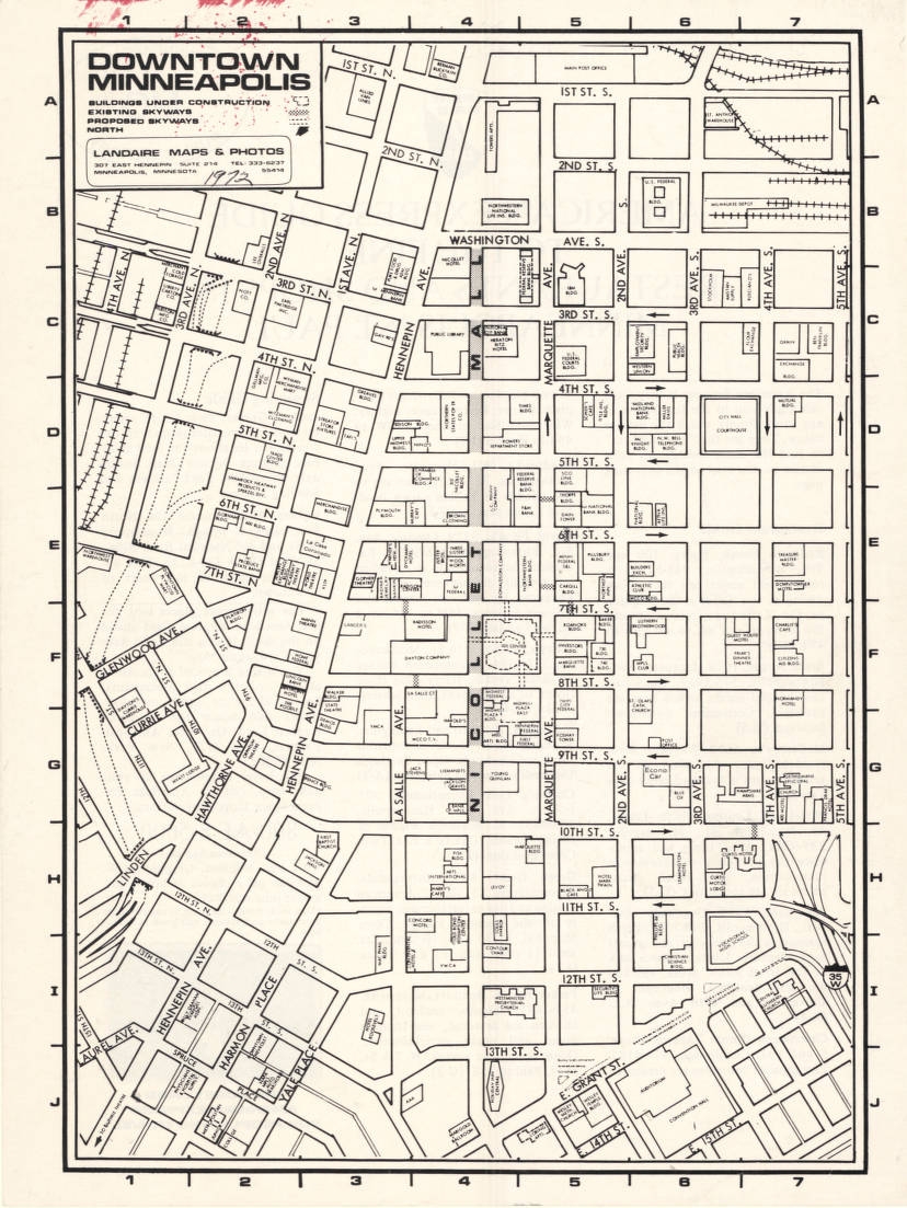 Downtown Minneapolis 1972 Hennepin County Library ArchivesSpace