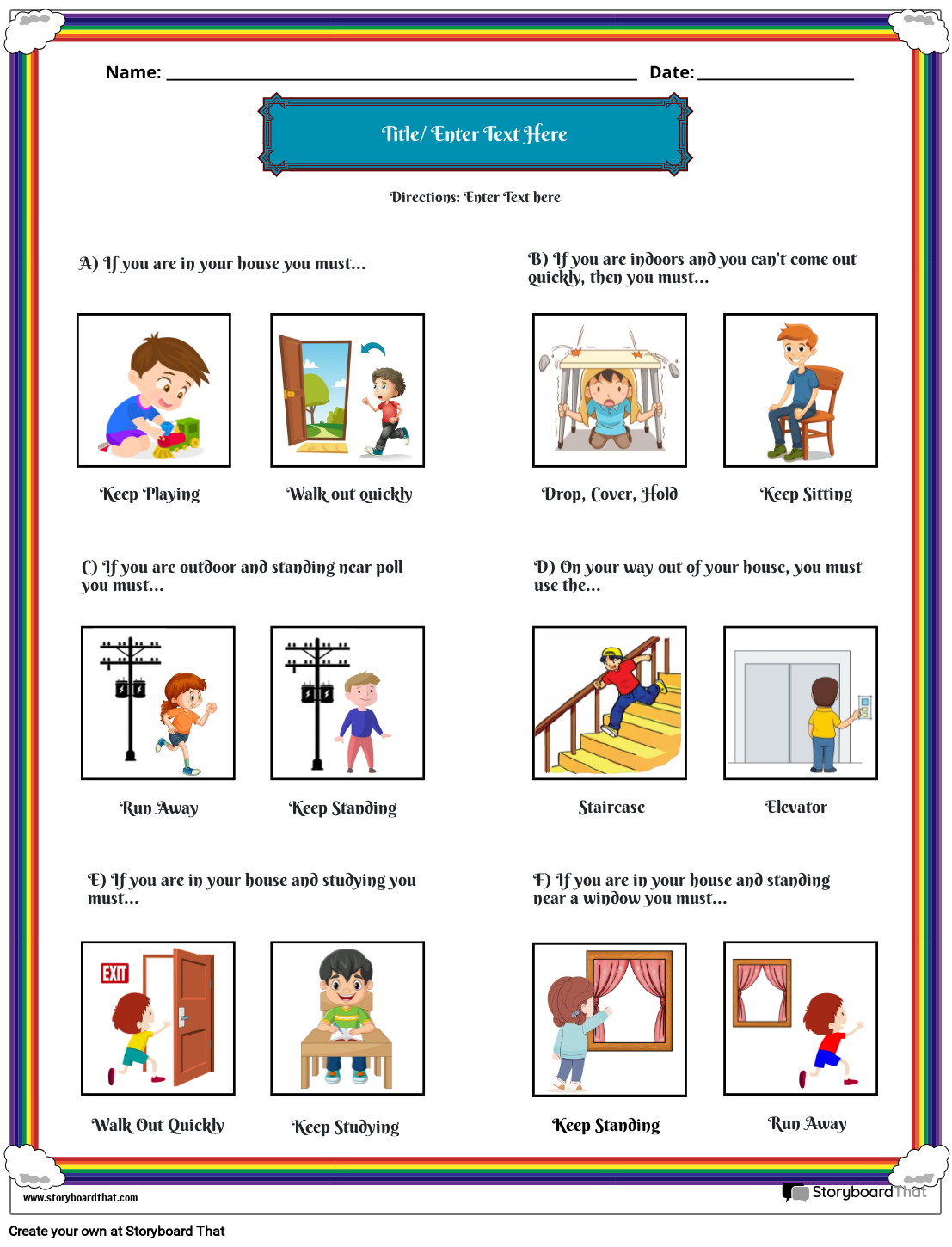Earthquake Worksheets Free Editable Storyboard That Earthquake Worksheets Free Editable Storyboard That