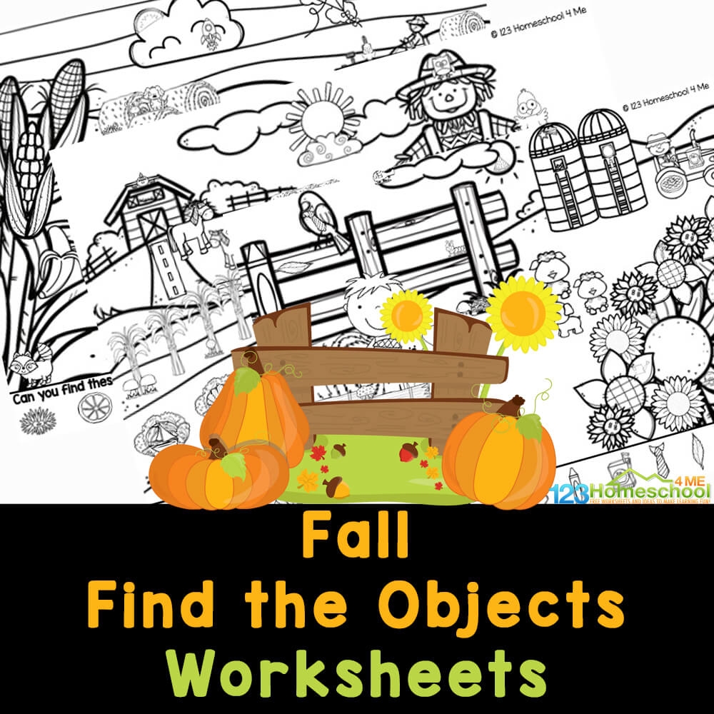 Fall Printable Worksheets