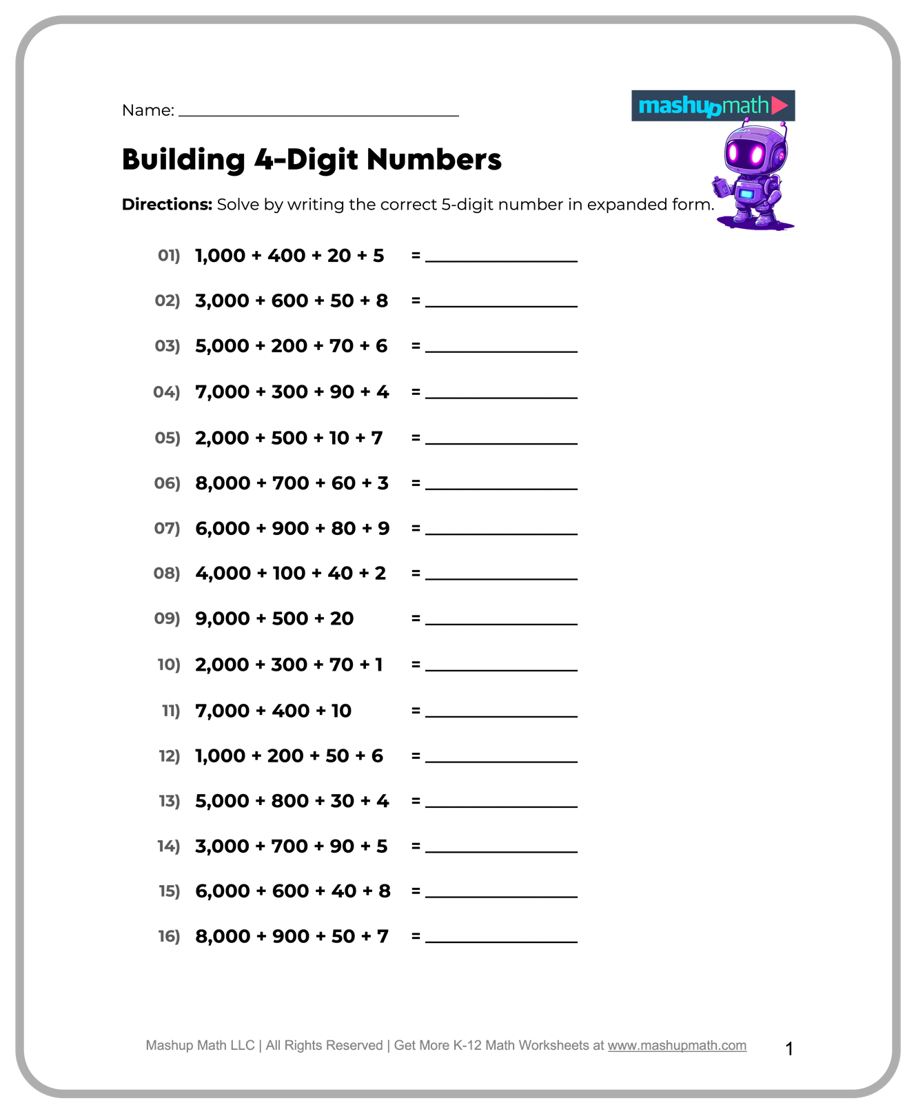 5th Grade Worksheets Free Printable