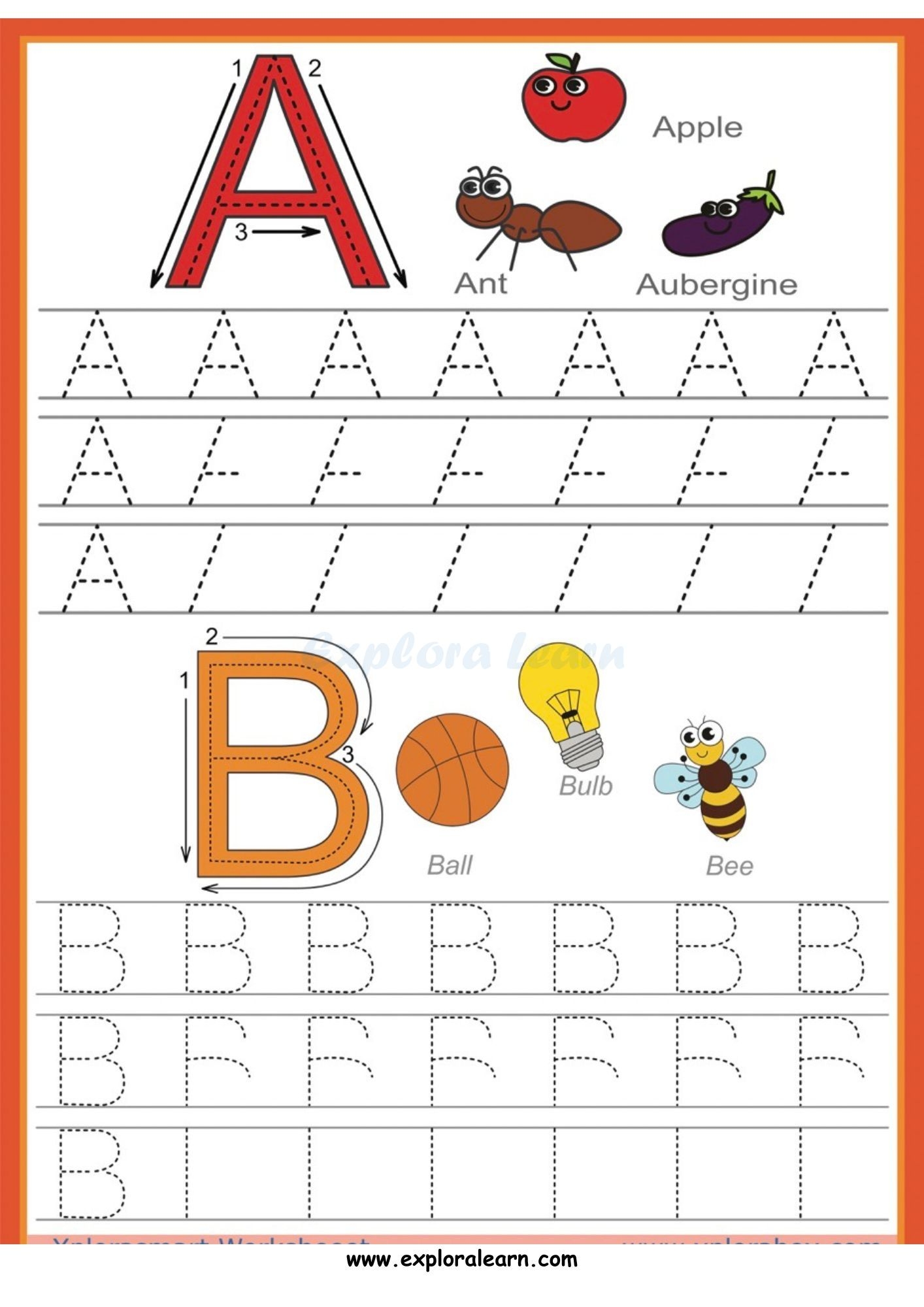 Free Alphabet Worksheets For Kids Downloadable Coloring Matching And Letter Practice Sheets