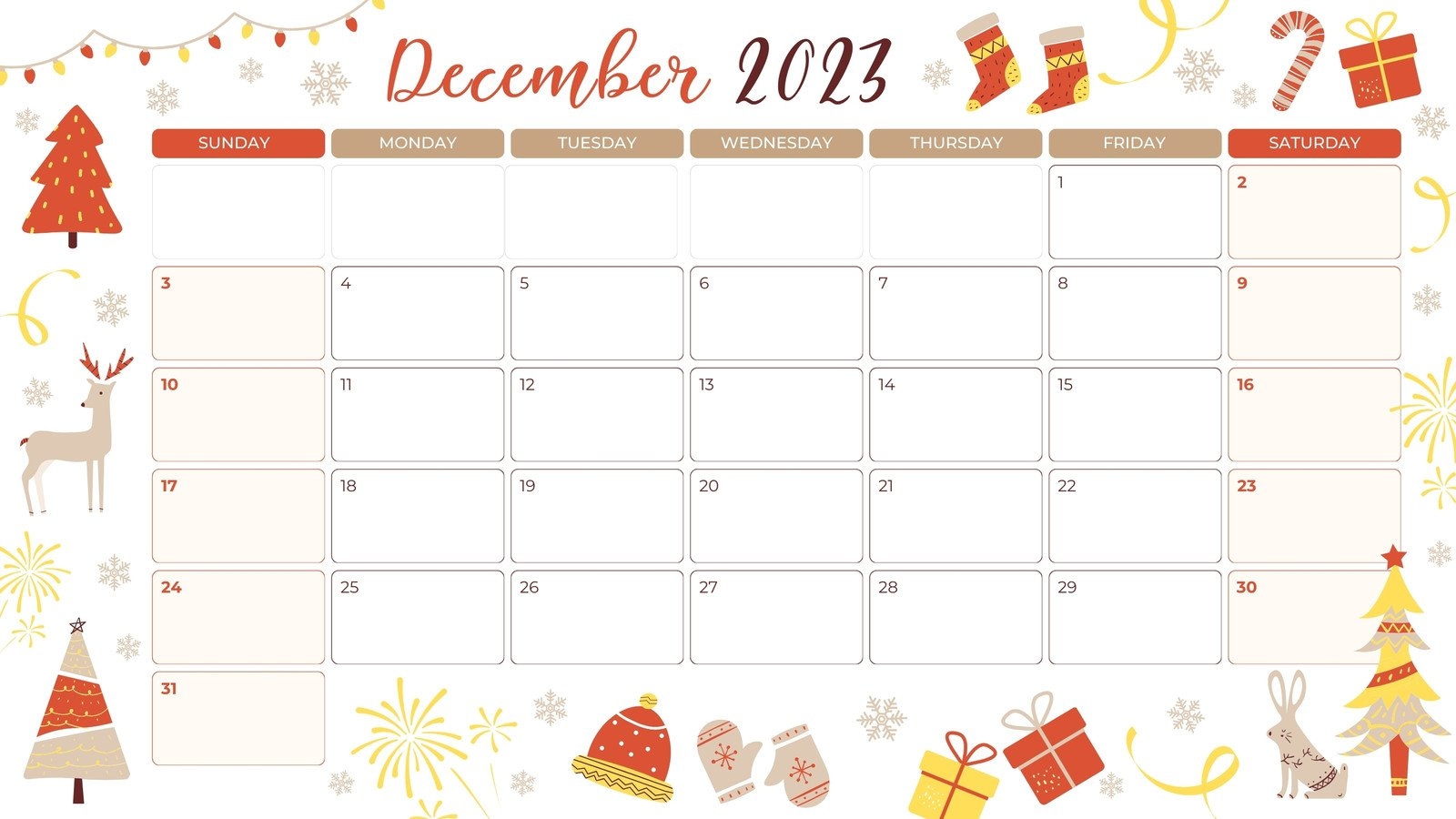 Free Custom Printable Christmas Calendar Templates Canva Free Custom Printable Christmas Calendar Templates Canva