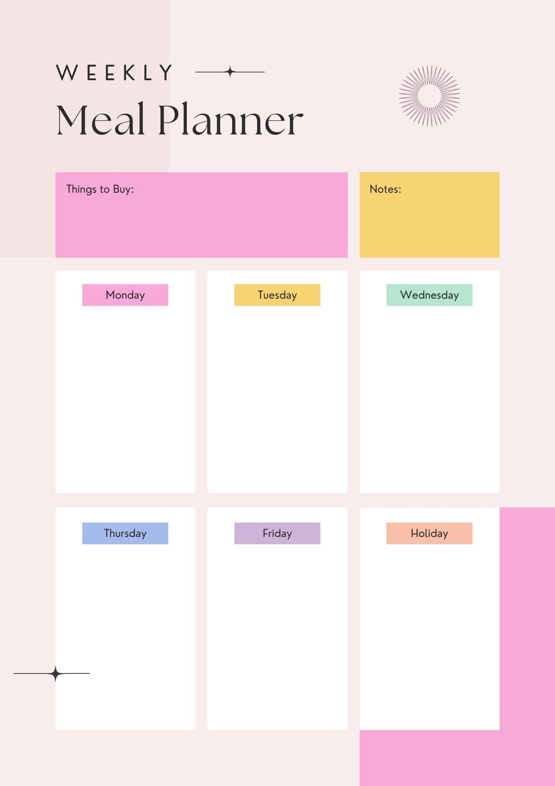 Meal Planning Calendar Free Printable Meal Planning Calendar Free Printable