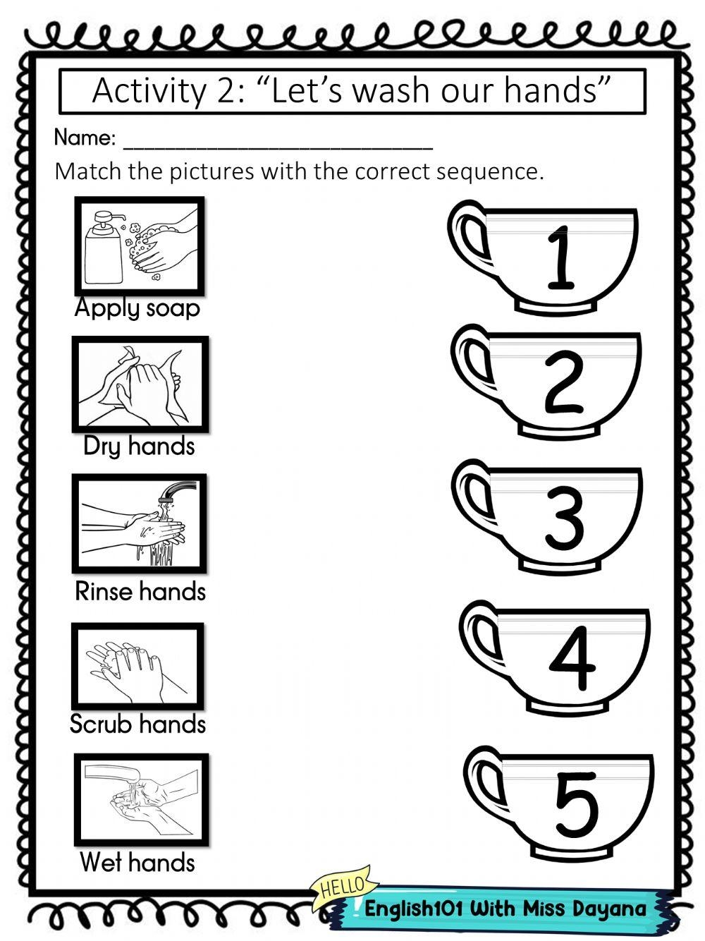 Free Hand Washing Worksheet Download Free Hand Washing Worksheet Png Images Free Worksheets On Clipart Library