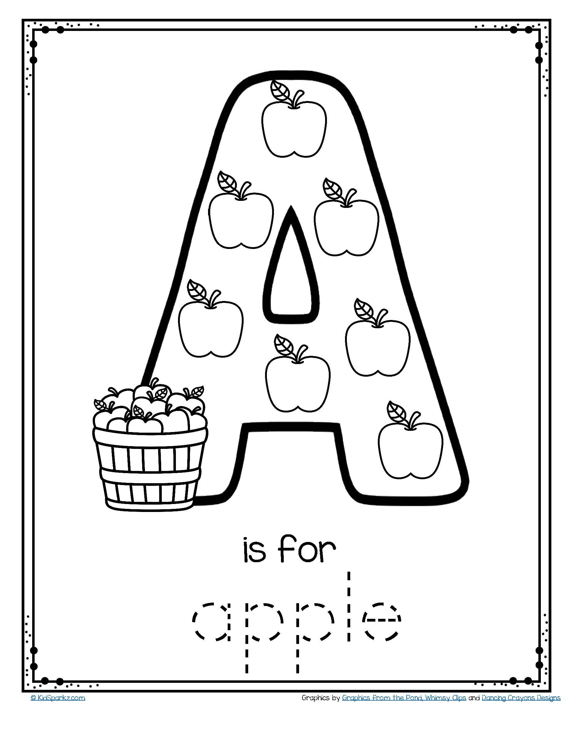 Free Letter A Alphabet Worksheets By My Teaching Pal Worksheets Library Worksheets Library