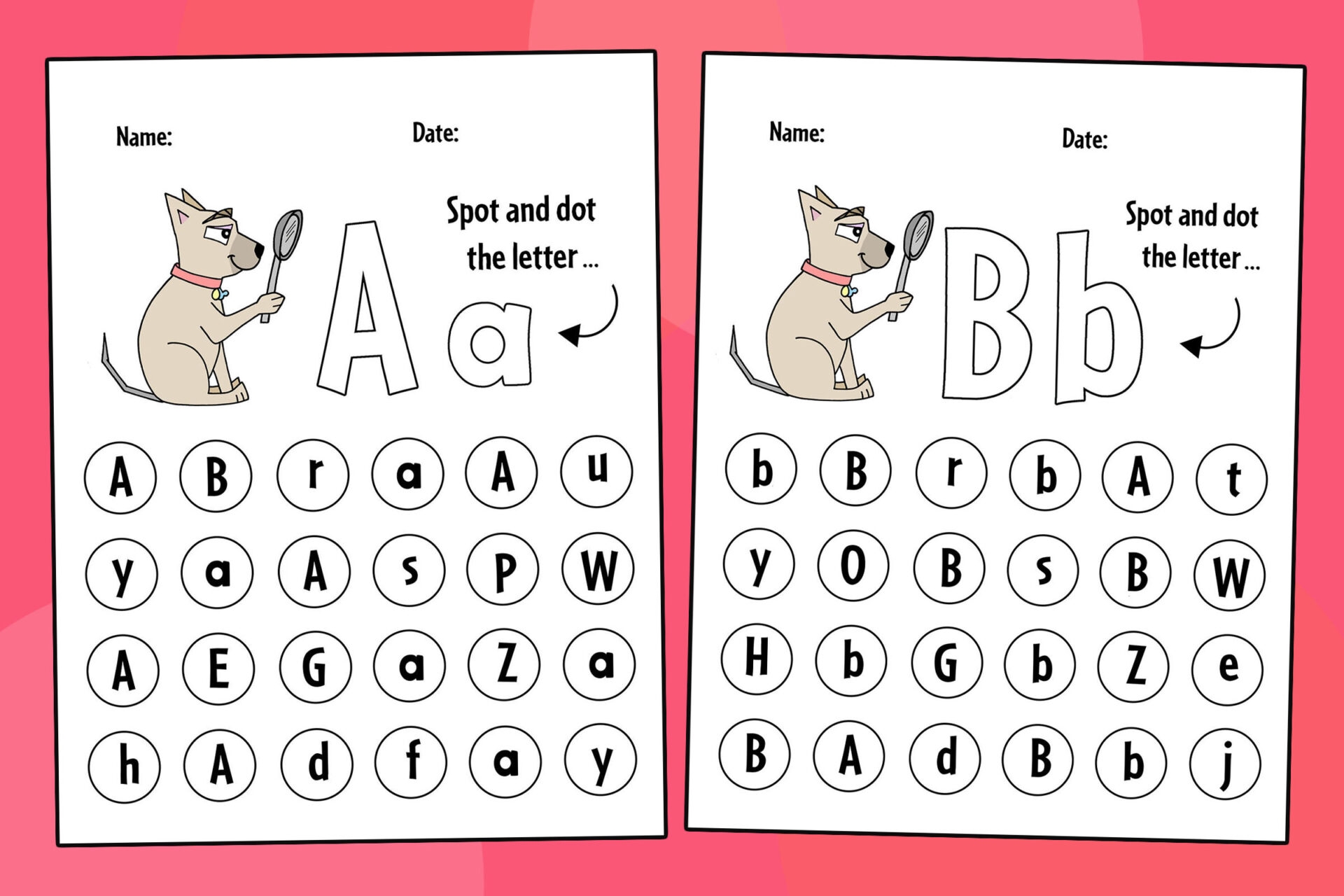 Letter Recognition Worksheets Printable Letter Recognition Worksheets Printable