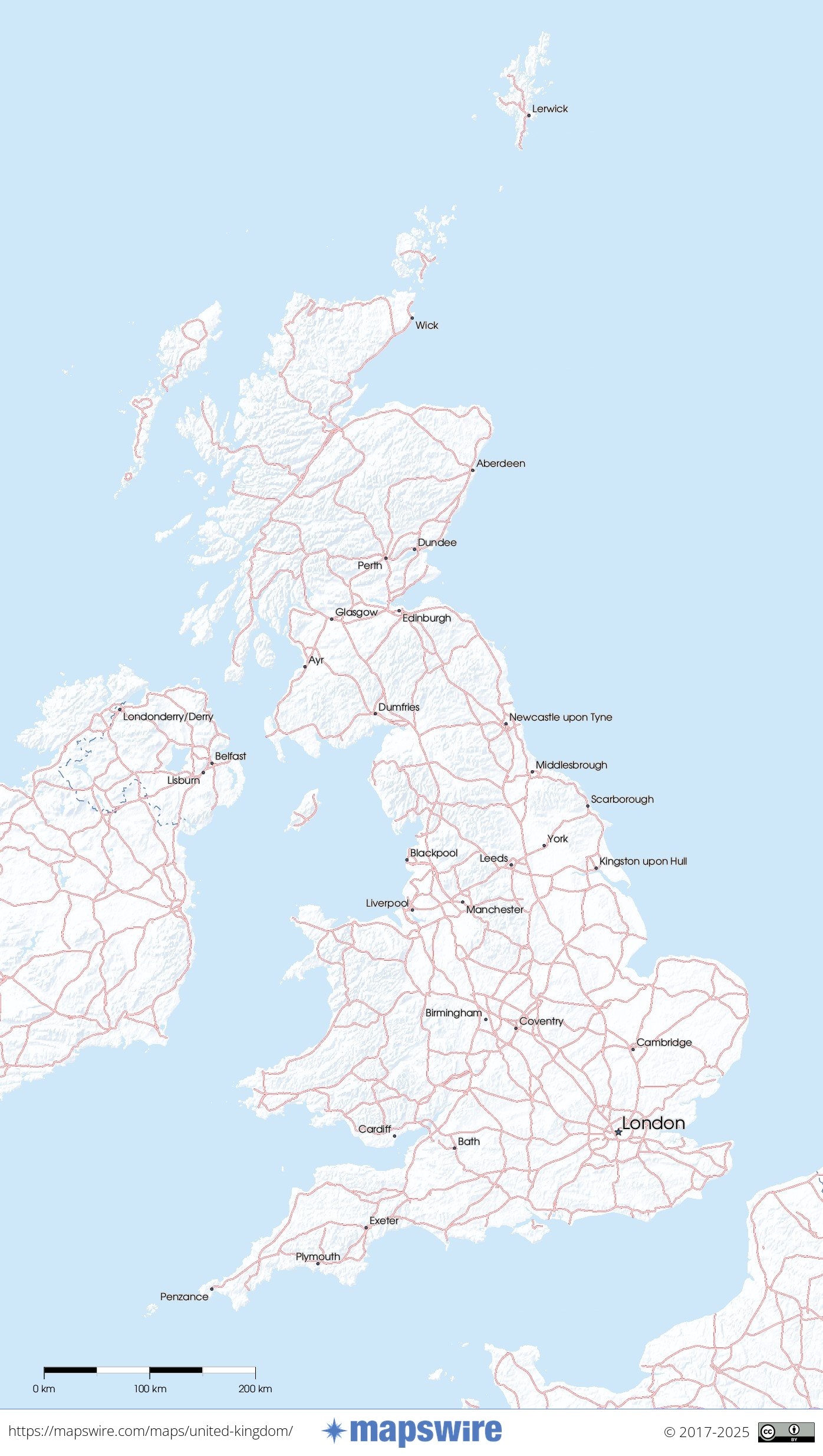 Free Maps Of The United Kingdom Mapswire Free Maps Of The United Kingdom Mapswire