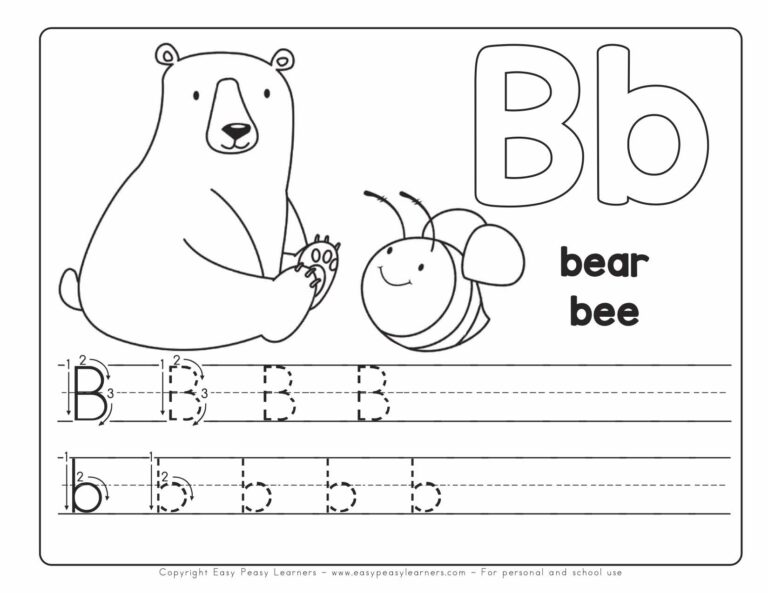 Free Printable Alphabet Book Alphabet Worksheets For Pre K And K Easy Peasy Learners