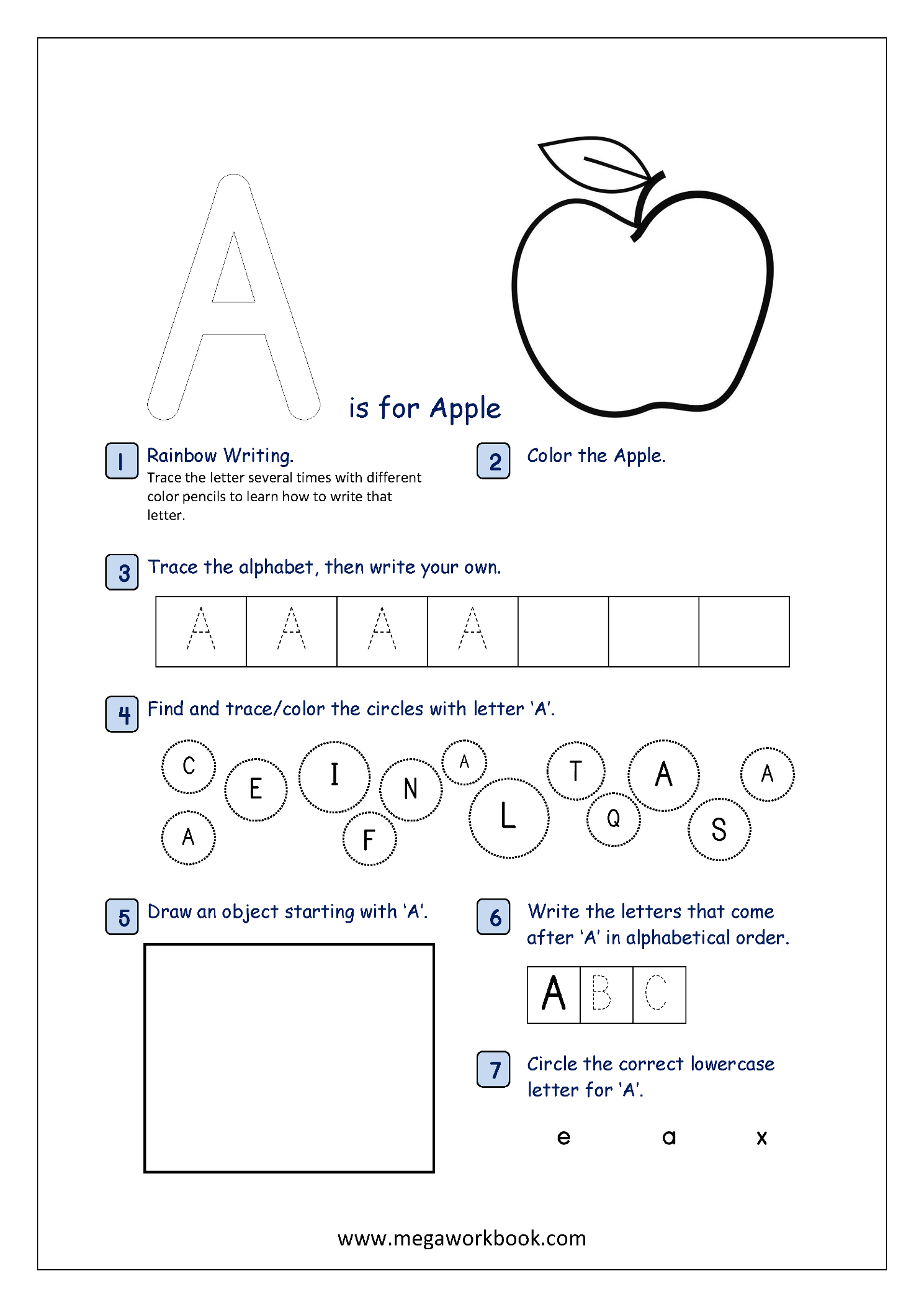 Free Printable Alphabet Recognition Worksheets For Capital Letters MegaWorkbook Free Printable Alphabet Recognition Worksheets For Capital Letters MegaWorkbook