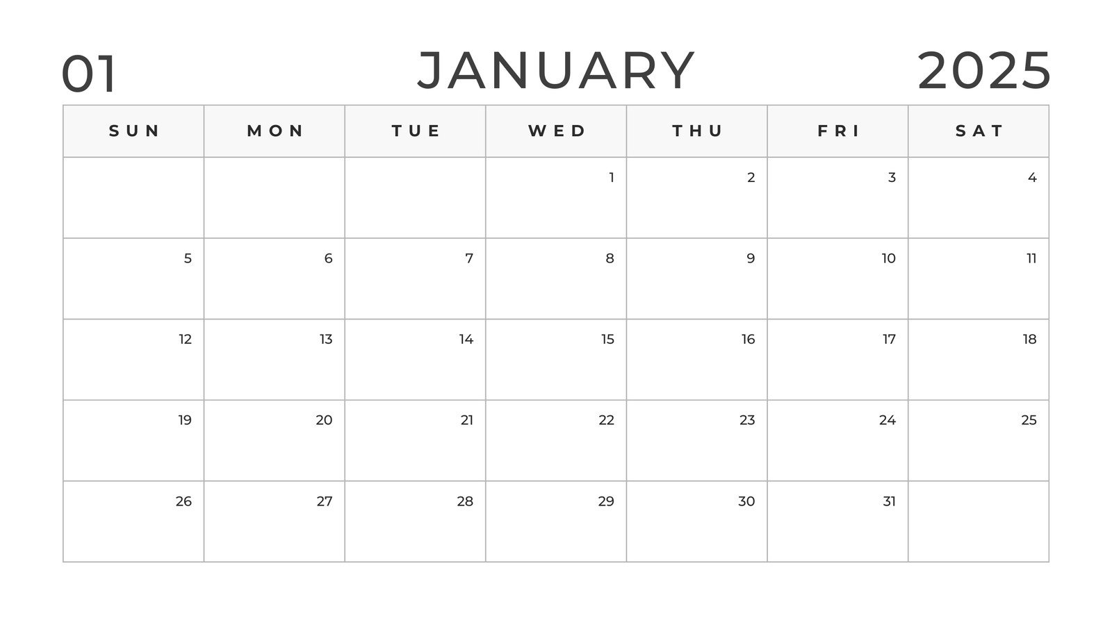 Printable Calendar List