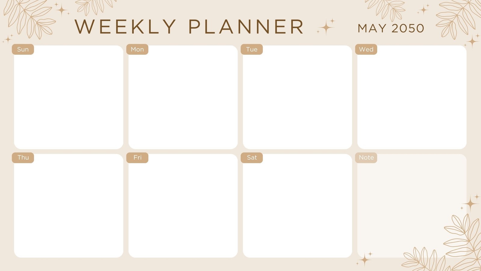 Printable Fill In Calendar