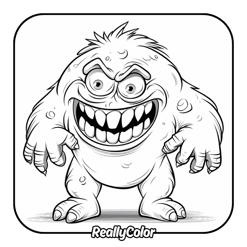 Free Printable Monster Coloring Pages