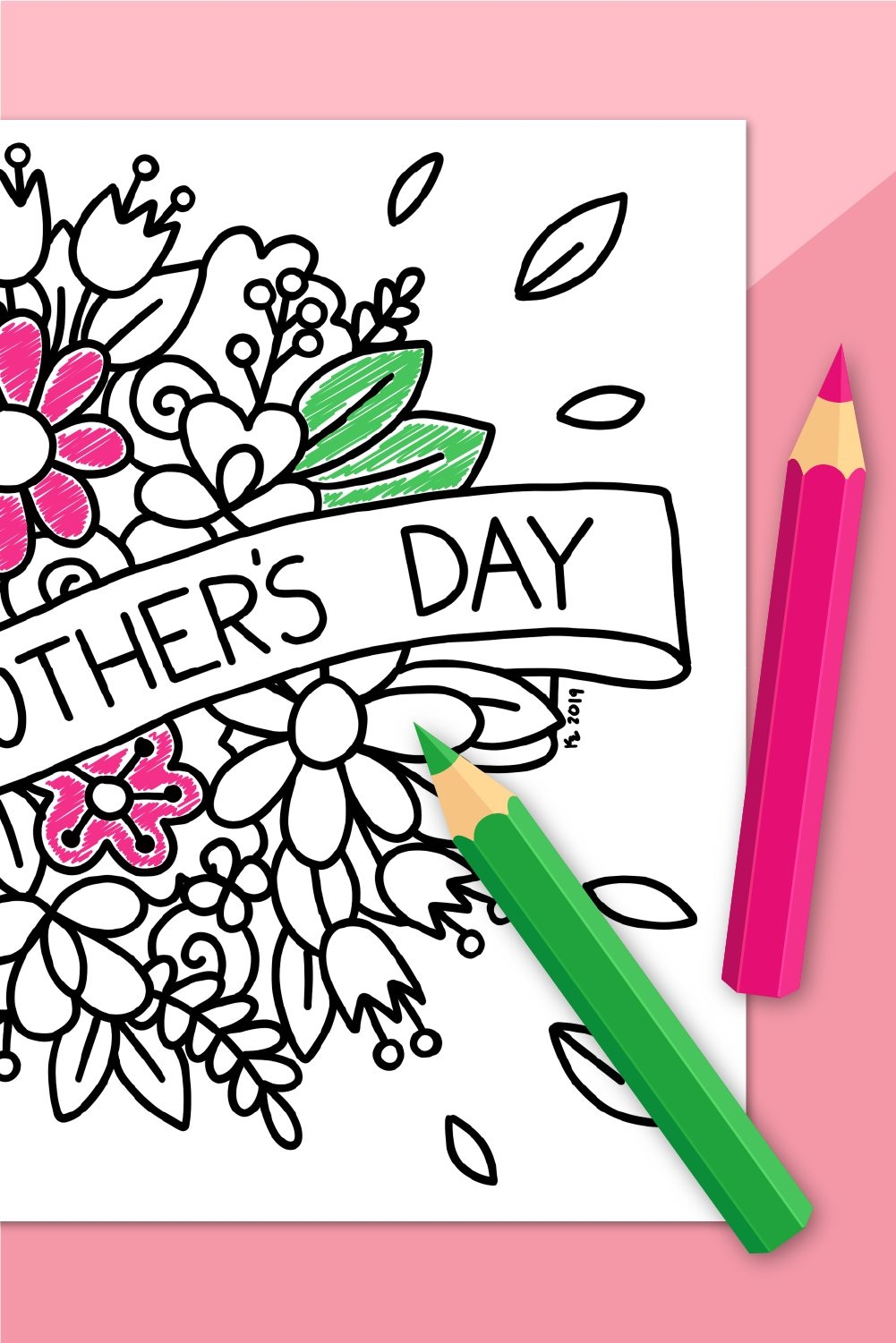 Free Printable Mother s Day Coloring Page Hey Let s Make Stuff