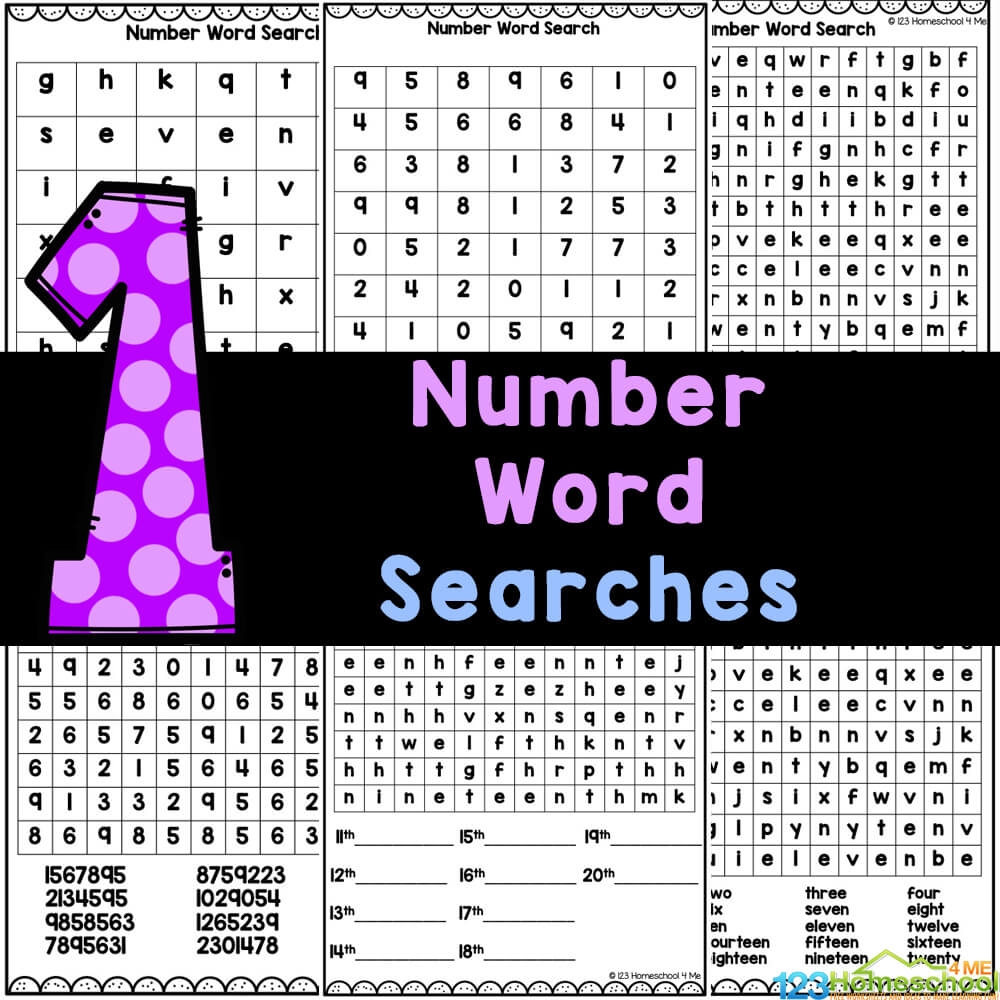 Word Search Puzzle Printable Worksheets