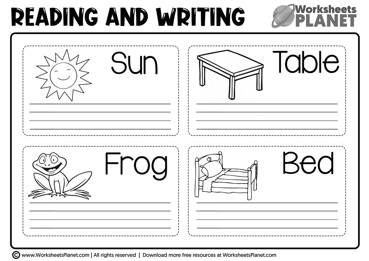Reading Worksheets For Kindergarten Free Printables