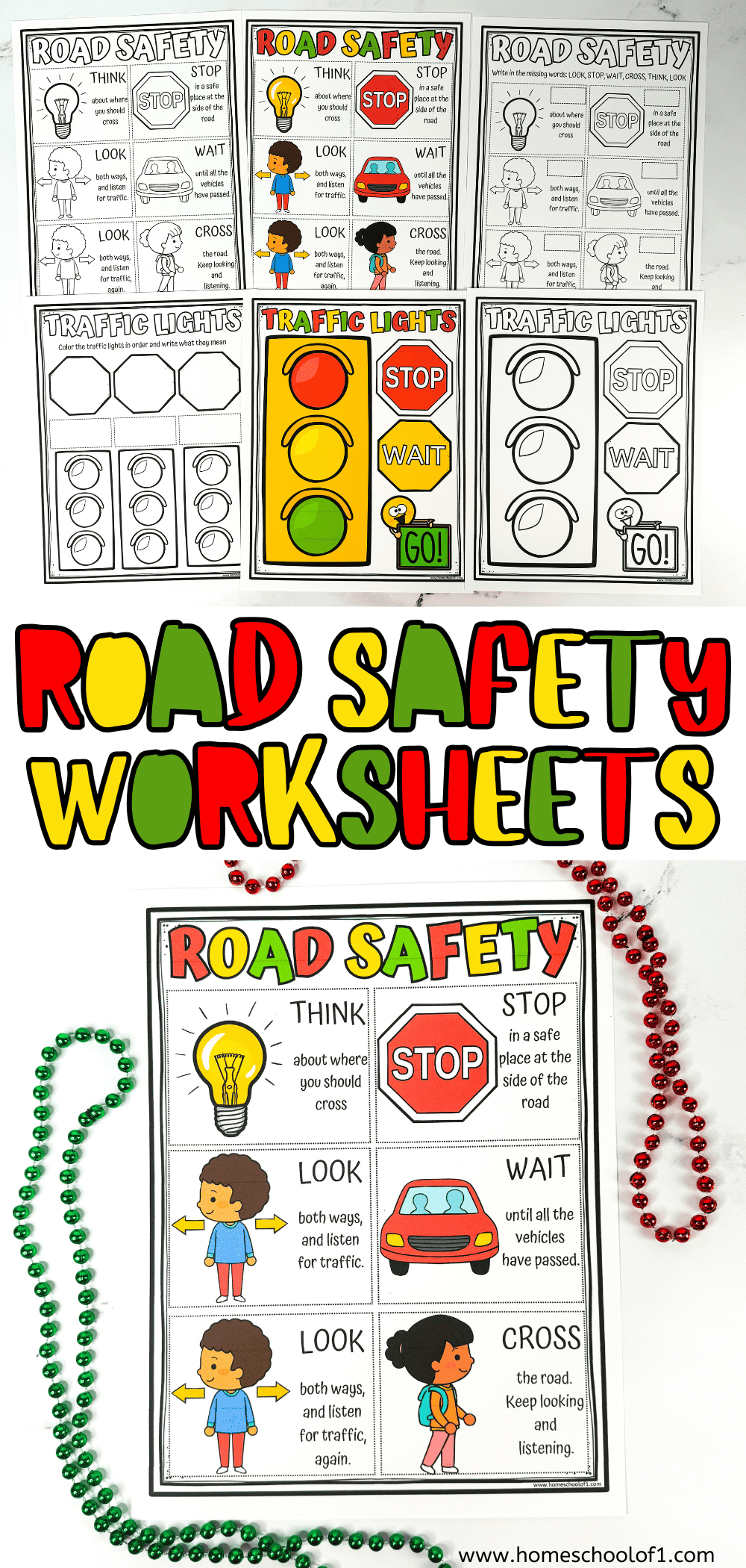Free Road Safety Worksheet Free Road Safety Worksheet