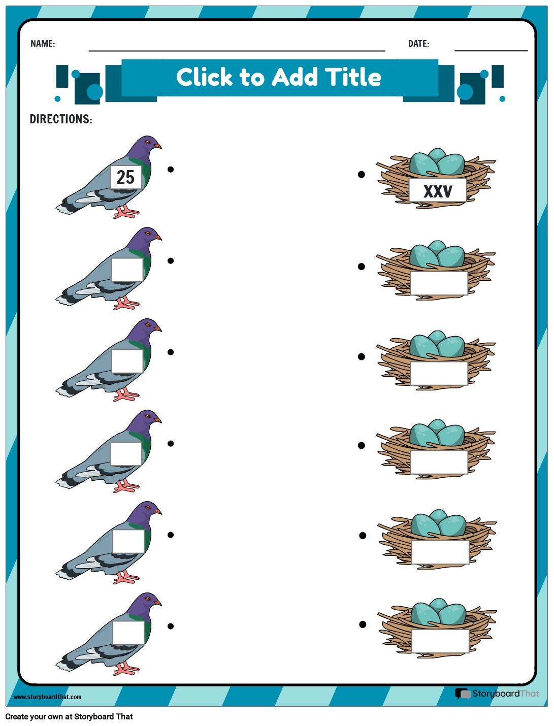 Free Printable Roman Numeral Worksheets