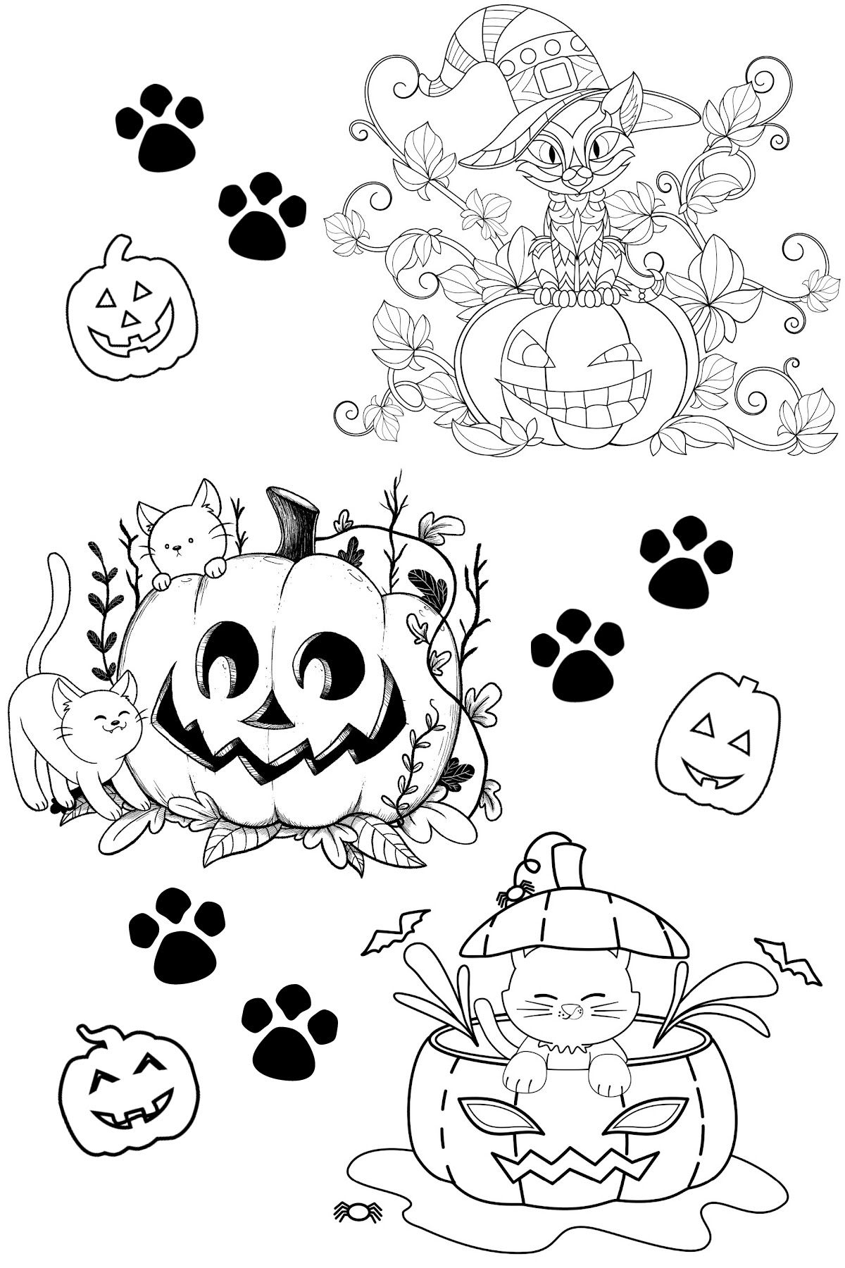 Get 13 Jack O Lantern Coloring Pages Free Halloween Printables