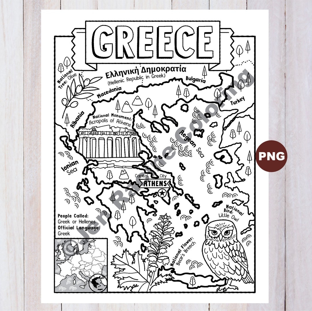 Blank Map Of Ancient Greece Printable