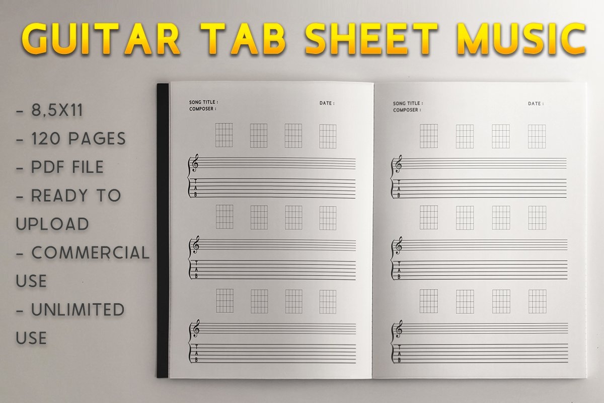 Printable Guitar Tab Sheet Music Pdf
