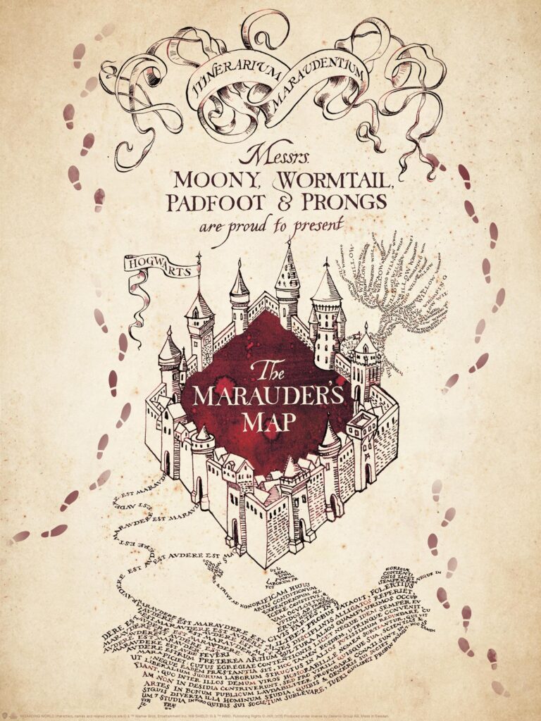 Harry Potter Marauder s Map Print