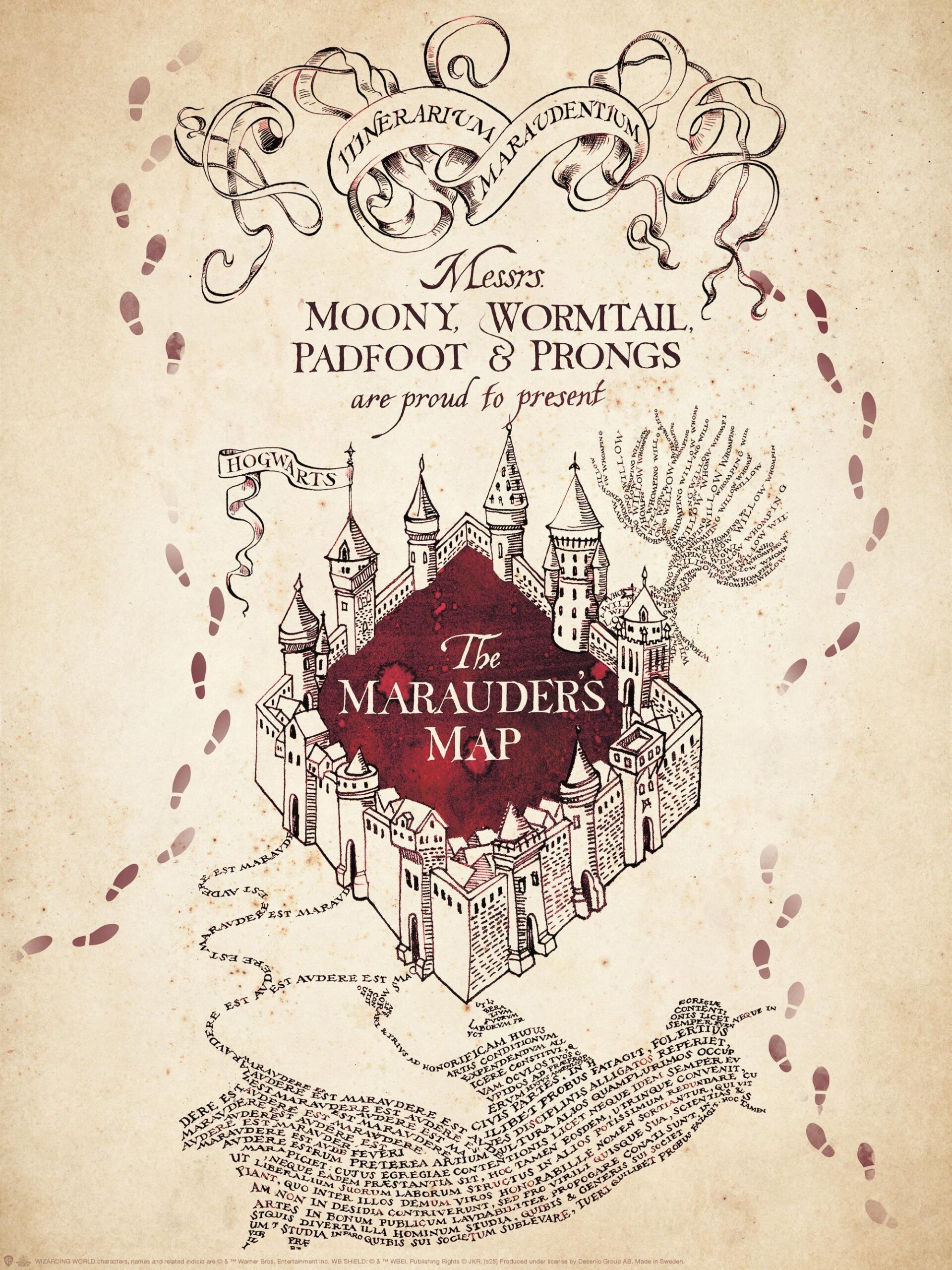 Harry Potter Marauder s Map Print