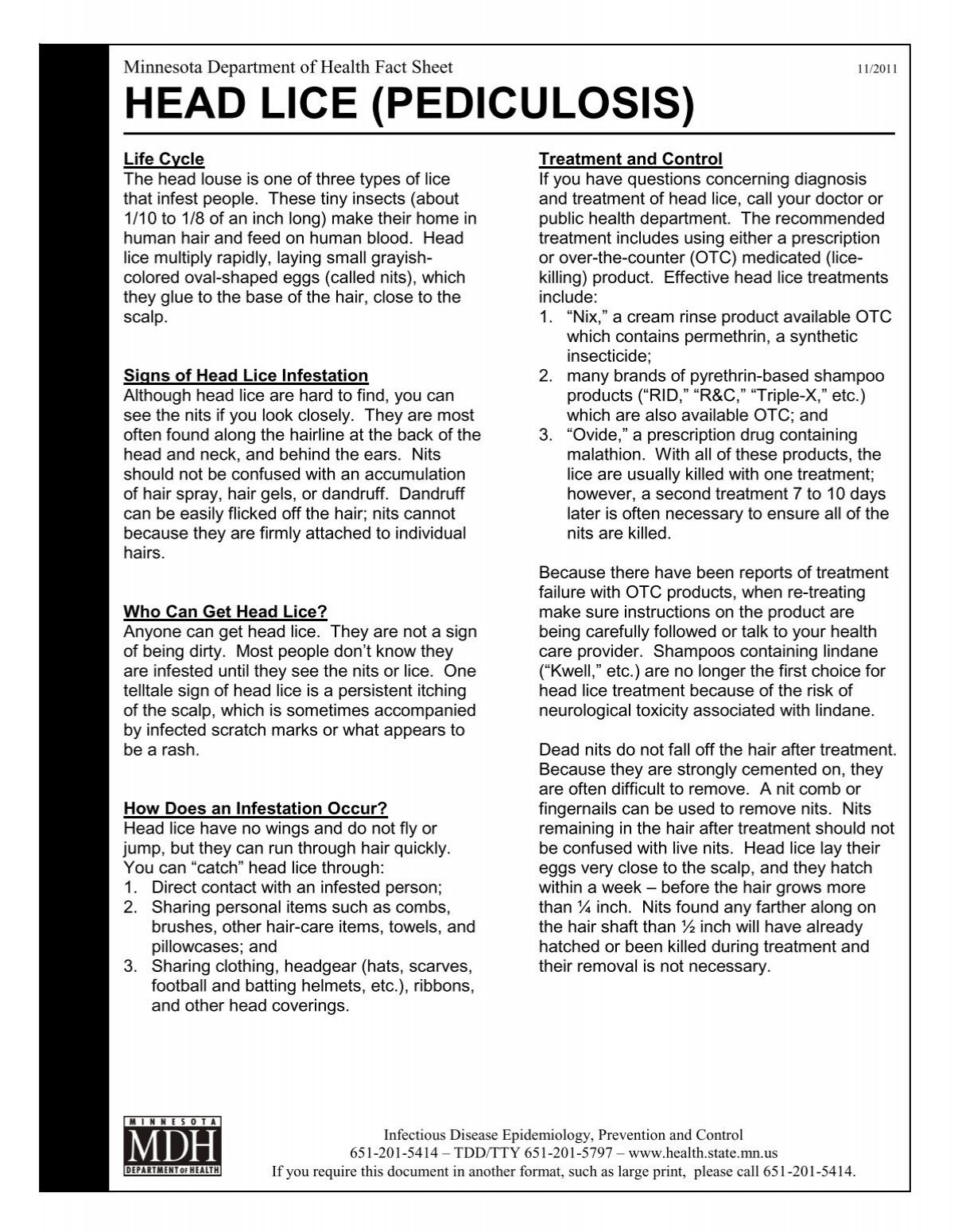 HEAD LICE PEDICULOSIS HEAD LICE PEDICULOSIS