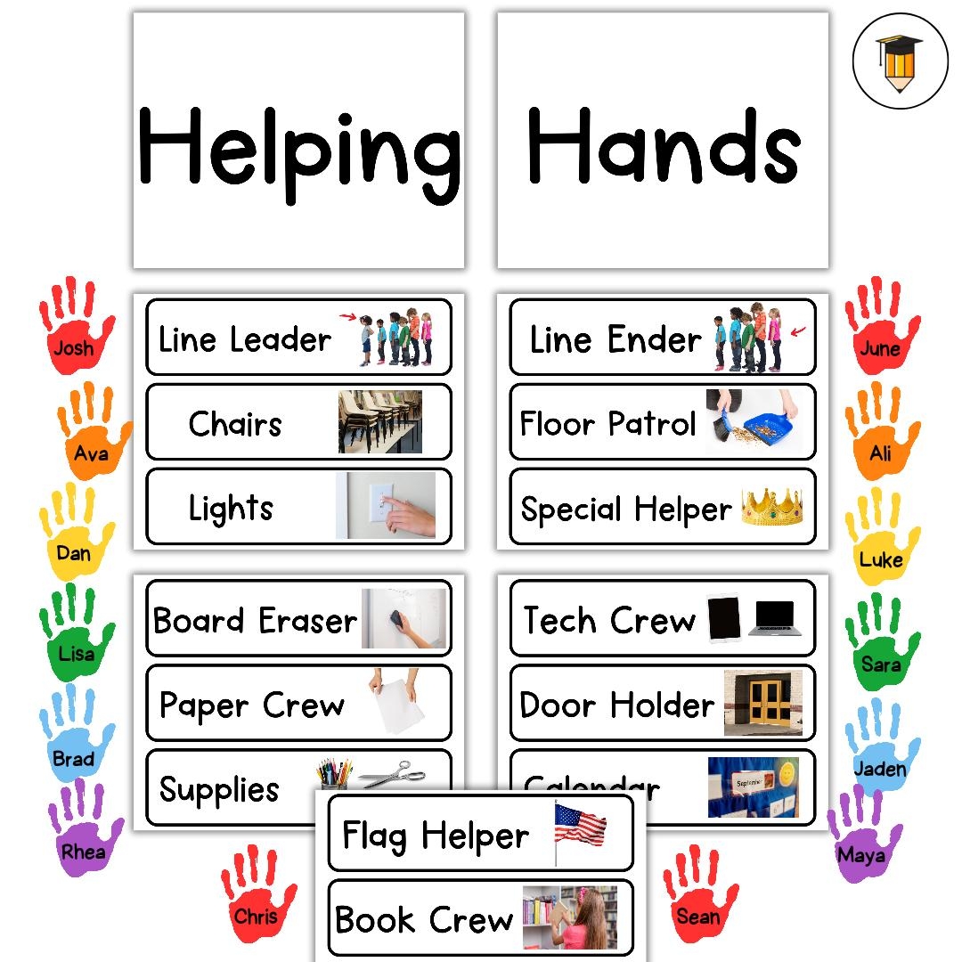 HELPING HANDS Classroom Jobs Classroom Visual Task Card Classroom Decor Daily Routine Chart Daycare Classroom Printable Teacher Etsy HELPING HANDS Classroom Jobs Classroom Visual Task Card Classroom Decor Daily Routine Chart Daycare Classroom Printable Teacher Etsy