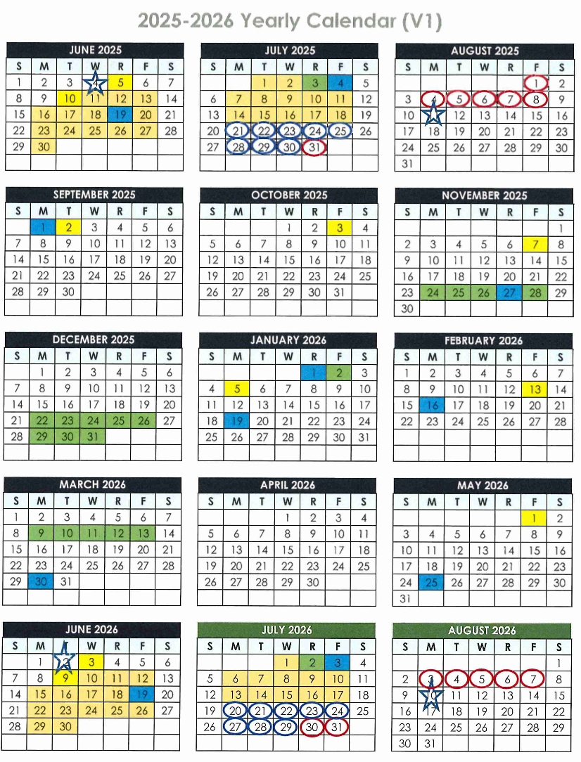 HISD Shares Two Preliminary Draft Calendars For 2025 26 Academic Year
