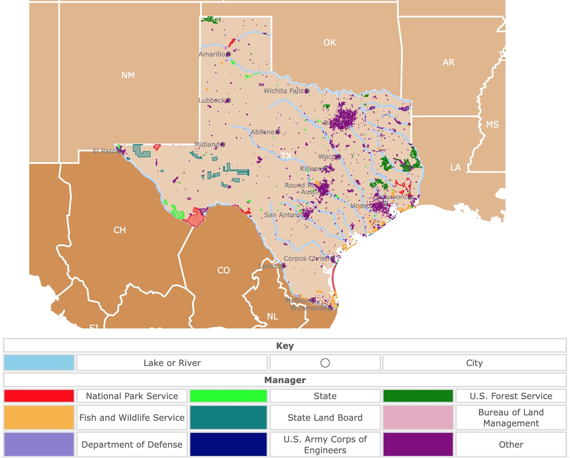 Interactive Map Of Texas Parks Interactive Map Of Texas Parks