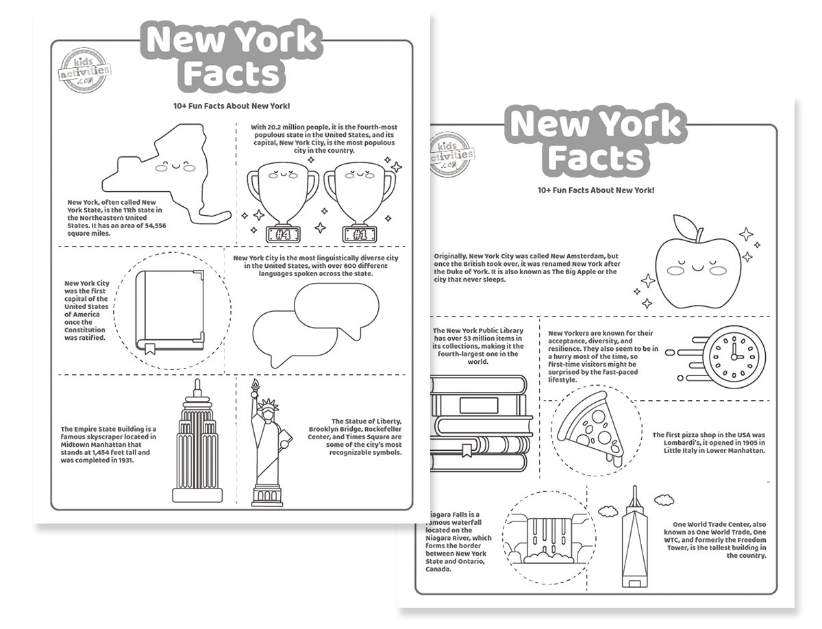 Interesting Facts About New York State And NYC Kids Activities Blog