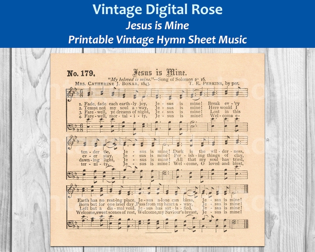 Printable Hymns Sheet Music