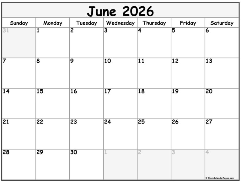 June 2024 Calendar Free Printable Calendars