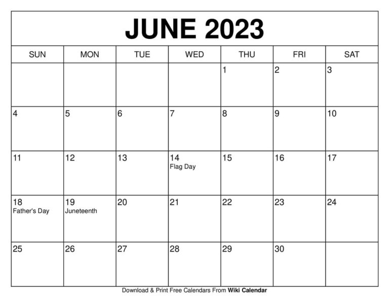 June 2025 Calendar Printable Templates More