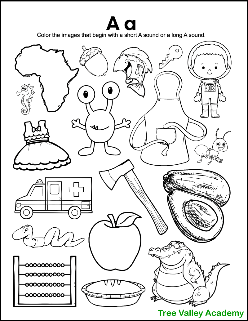 Free Printable Preschool Letter A Worksheets