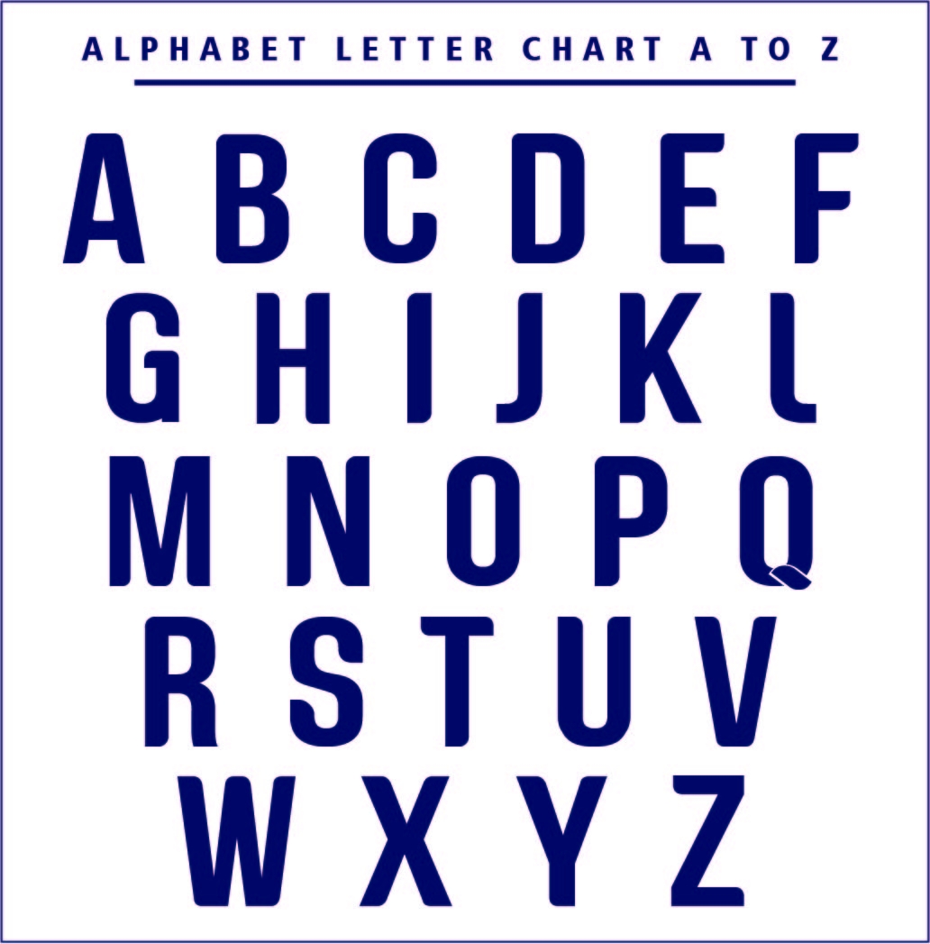 Letter Chart 20 Free PDF Printables Printablee