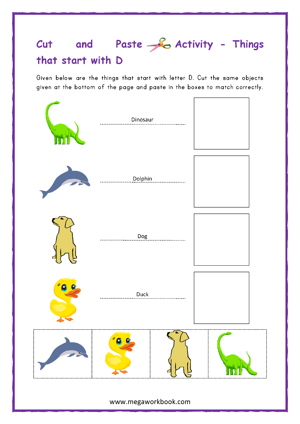 D Printable Worksheets