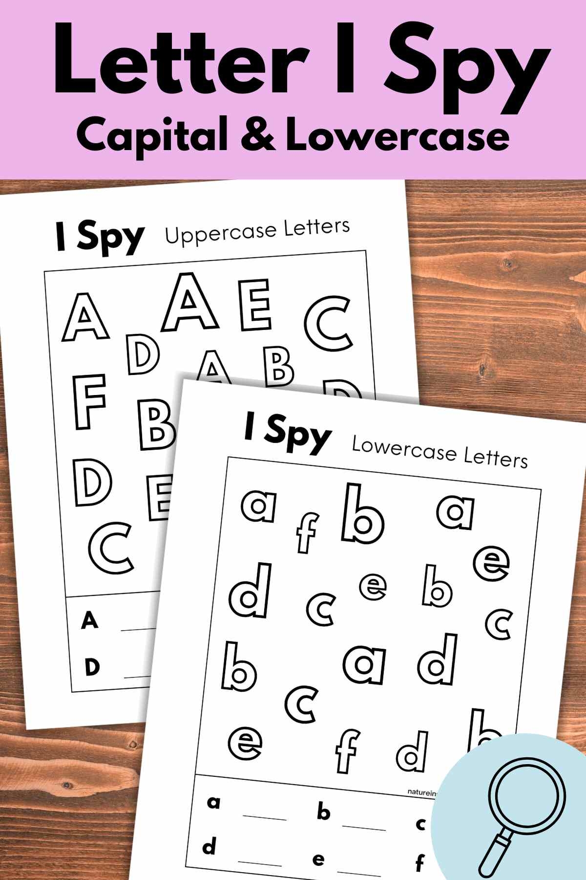 Letter I Spy Worksheets Nature Inspired Learning Letter I Spy Worksheets Nature Inspired Learning