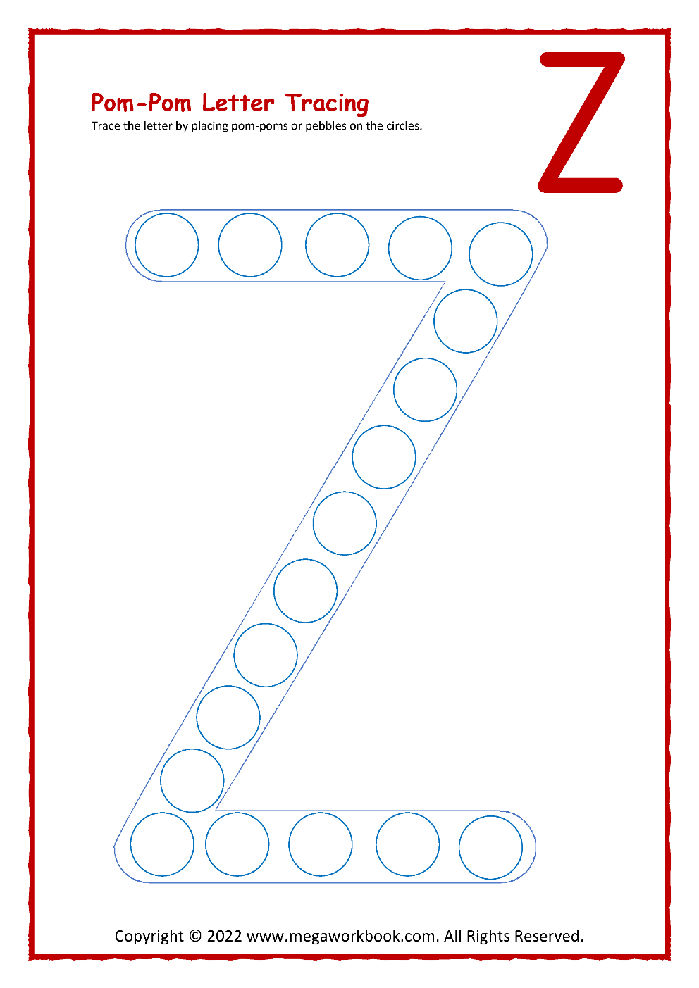 Letter Z Worksheets Printable