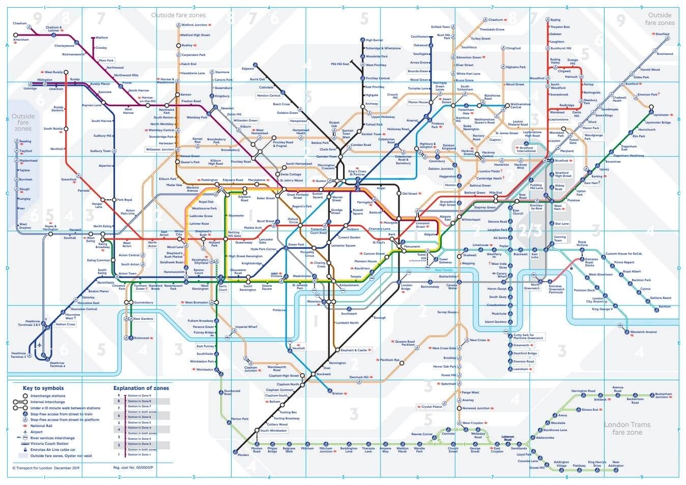 London Tube Map And Top London Attractions All The Knowledge You Need Black Taxi Tour London