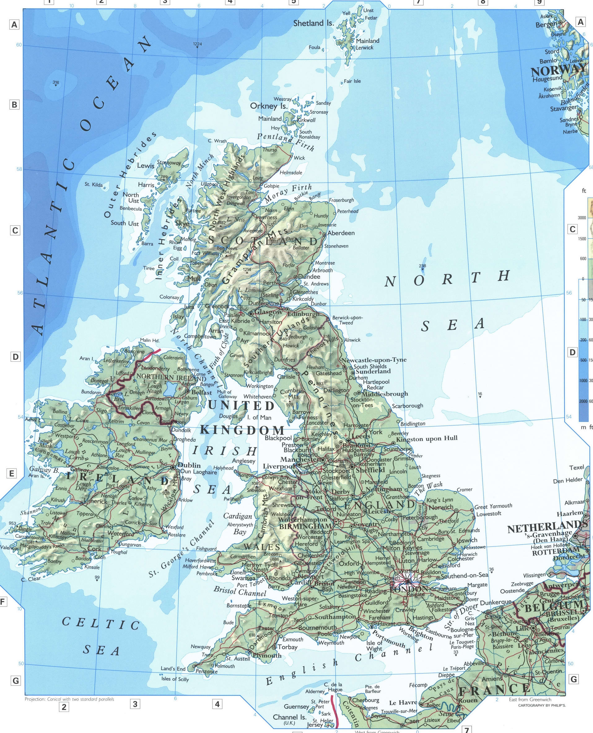 Printable Detailed Map Of England Printable Detailed Map Of England