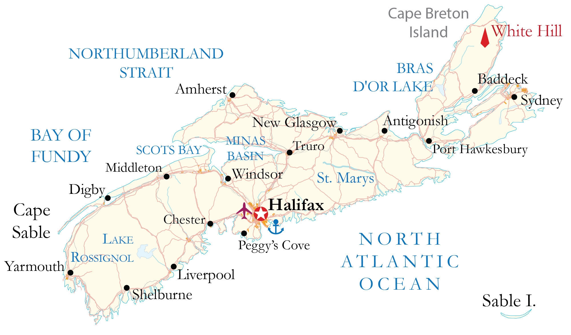Map Of Nova Scotia GIS Geography Map Of Nova Scotia GIS Geography