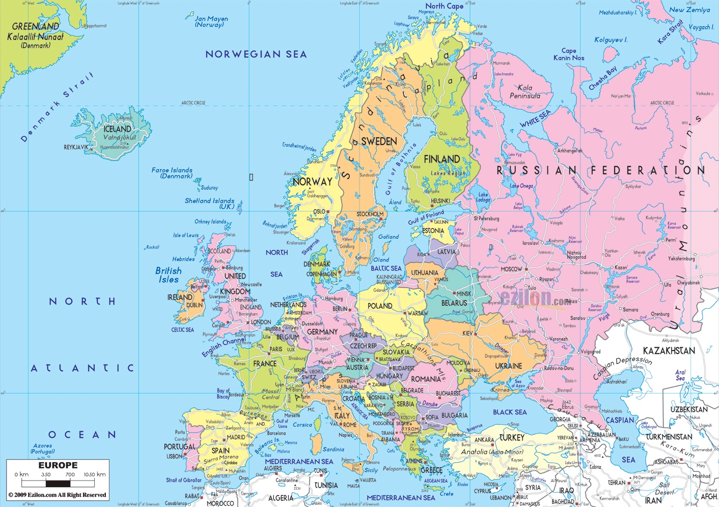Maps Of Europe Map Of Europe In English Political Administrative Physical Geographical Map Of Europe With Cities And Roads Maps Of European Countries Maps Of Europe Map Of Europe In English Political Administrative Physical Geographical Map Of Europe With Cities And Roads Maps Of European Countries