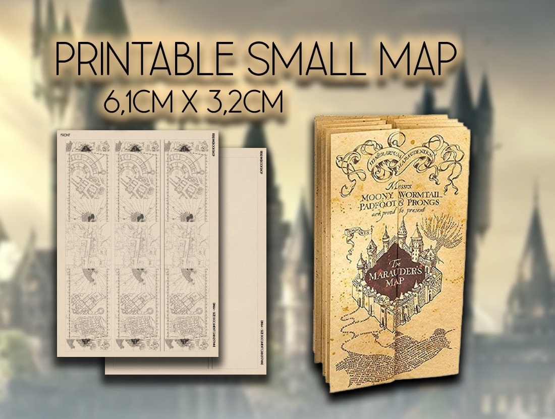 Marauders Map Free Printable