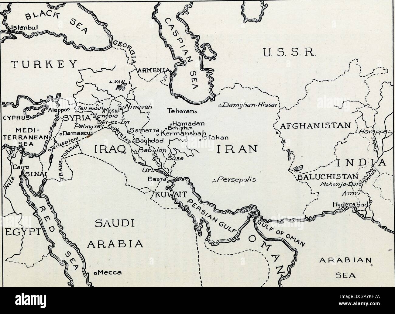 Mesopotamia Map Hi res Stock Photography And Images Alamy