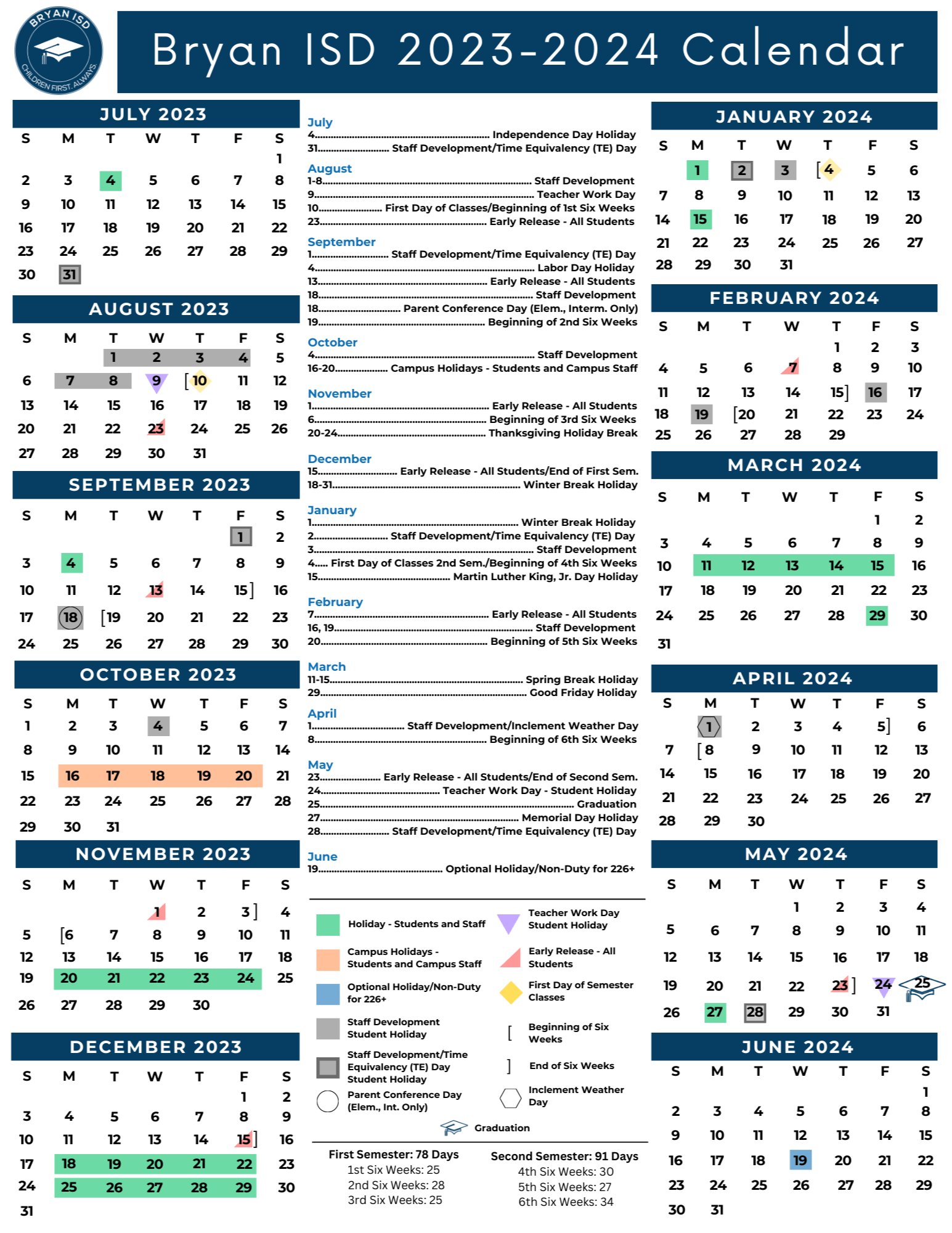 Mesquite Isd Calendar 23 24 Printable Word Searches