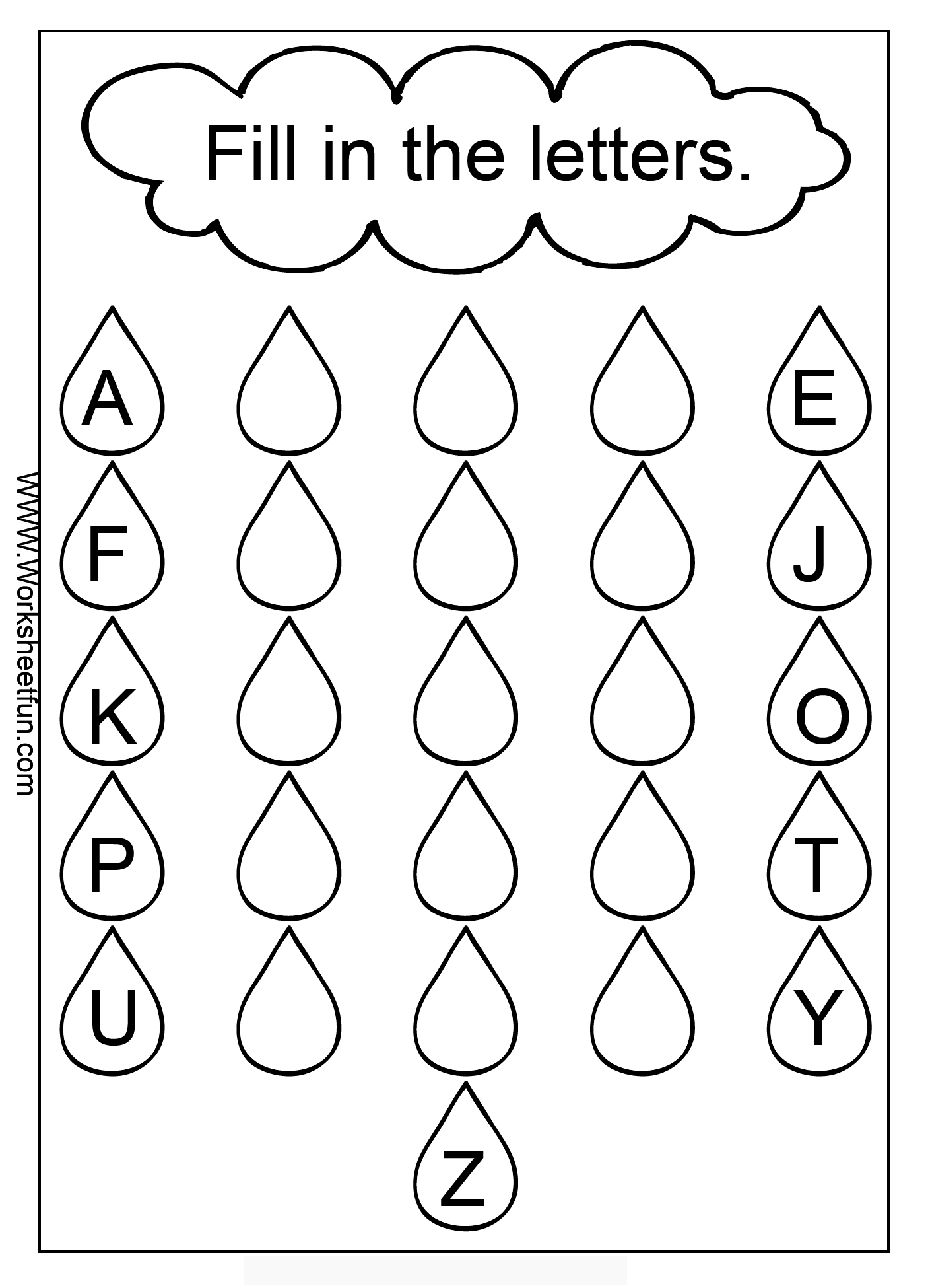 Missing Uppercase Letters Missing Capital Letters FREE Printable Worksheets Worksheetfun