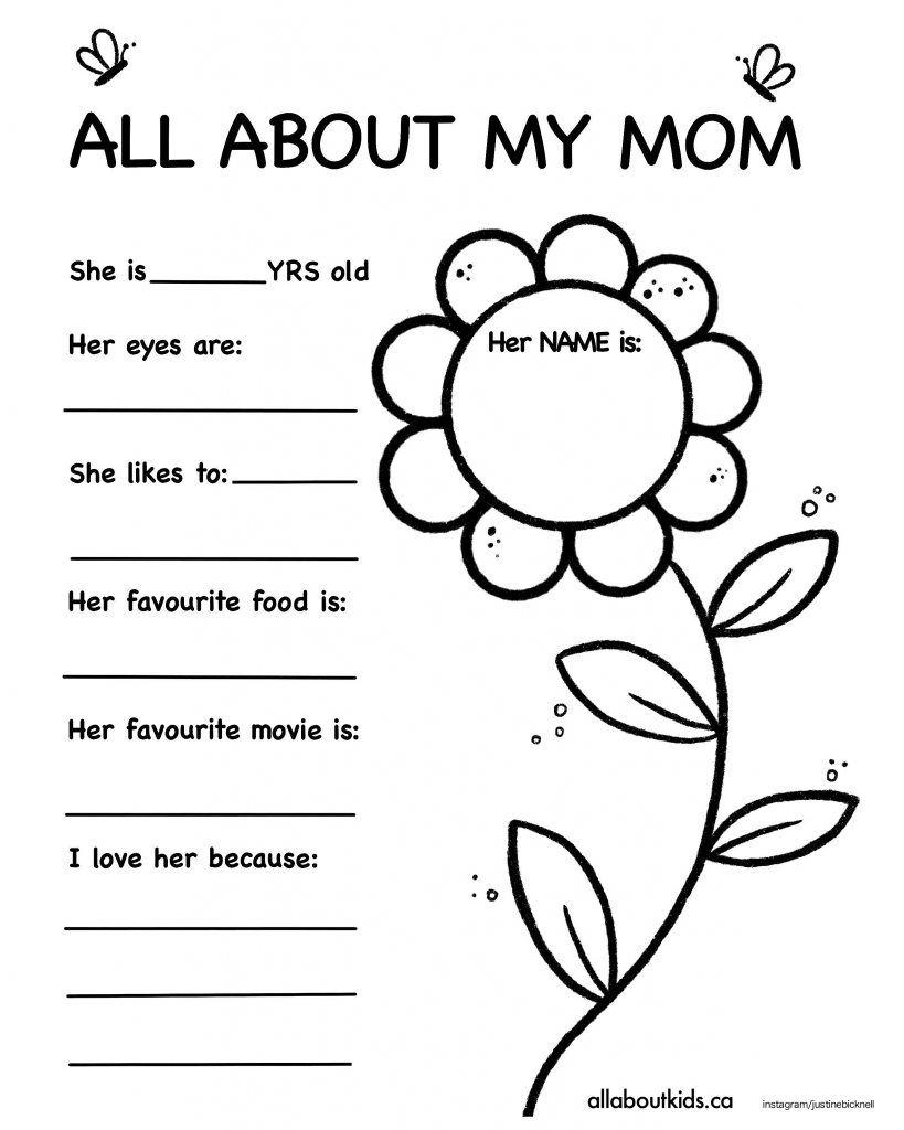 Mother s Day Printables All About Kids Mother s Day Printables All About Kids